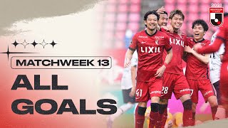 All J1 LEAGUE goals | Matchweek 13 | 2021