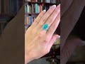 Paraiba Tourmaline Cabochon Ring by Oscar Heyman | M.S. Rau