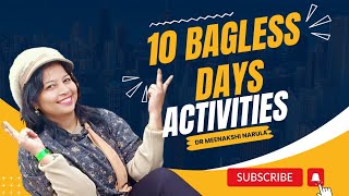 Bagless Day Activities II No bag day activities II Beyond the books activities II Skill activities