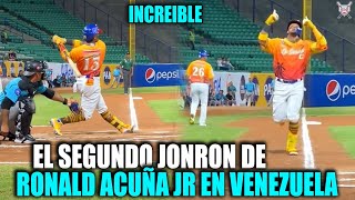 Así fue el SEGUNDO JONRON de RONALD ACUÑA JR en VENEZUELA con EPICO PERREO MIRA QUE PASO | LVBP MLB