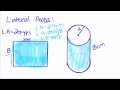 Geometry - 18 - Right Circular Cylinder - Volume, Lateral Area, and Total Area