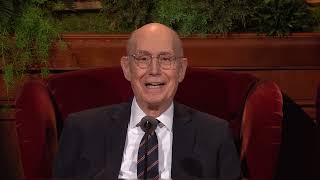 Eyring 26a p25 Smiled At Wife's Funeral Because Lord Gave Him Peace Happy Reunion Testify Pray Peace