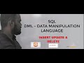 SQL - DML DATA MANIPULATION LANGUAGE || INSERT UPDATE DELETE || in Sinhala || AL ICT CS SE