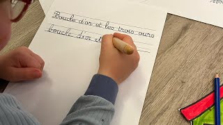 Une journée en instruction en famille, avec bébé