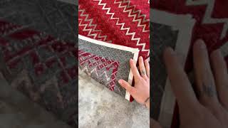 TAPPETO ARREDO ZIG ZAG ANTISCIVOLO