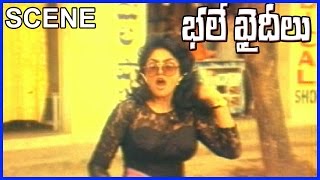 Bhale Khaideelu Telugu Movie Scene - Ramki - Nirosha - Brahmanandam