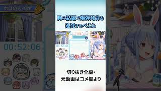 胸の話題で爆弾発言を連発するぺこら【ホロライブ切り抜き/兎田ぺこら/ホロのスイカ】 #shorts