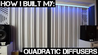 How I Built My Quadratic Diffusers