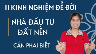 11 kinh nghiệm đầu tư đất nền cần phải biết | Thanh Vân BĐS