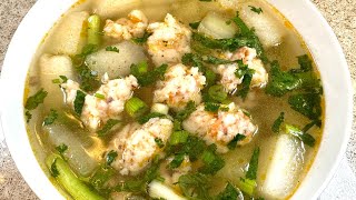 Winter Melon Soup with Shrimp (Canh bí đao với tôm)-Best Vietnamese Comfort Food