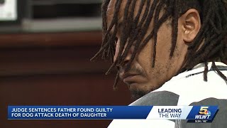 Judge sentences father found guilty for dog attack death of daughter