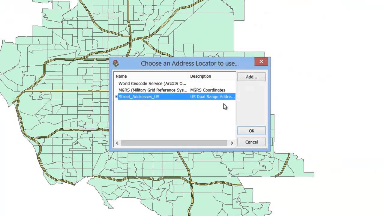 GIS Tutorial: Geocoding Addresses - YouTube