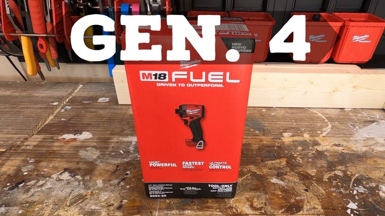 Milwaukee M18 Gen 4 1/4” Impact Driver 2953 First Look | Does It Rip ...