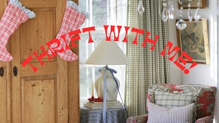 THRIFT with me! A cozy home decor thrift with me!