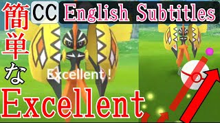 軌道解説！カプ・コケコ Tapu Koko Excellent - How to throw curve ball in Pokémon Go エクセレントスローを簡単に出す方法・投げ方