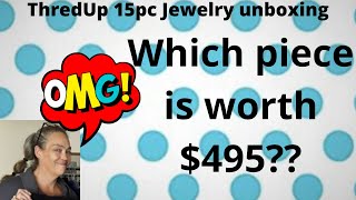 ThredUp 15pc Jewelry Which piece is worth $495