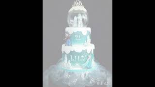 frozen cake Design ideas/ frozen theme birthday cake/Disney cake ideas #shortvideo #cakeshort