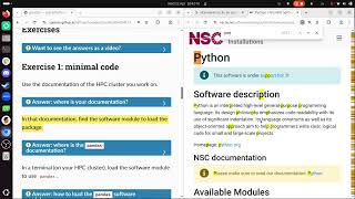 Lecture 1D: Pandas on NSC's resource tetralith