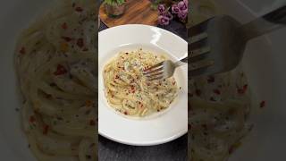 White Sauce Spaghetti Pasta 🍝🍝 #shorts  #pasta #pastarecipe #pastalover #pastarecipes #spaghetti