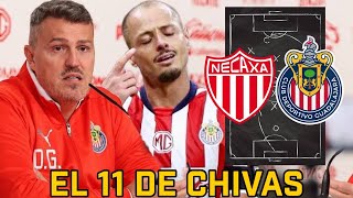 🚨La probable ALINEACIÓN de Chivas para enfrentar a Necaxa | noticias chivas