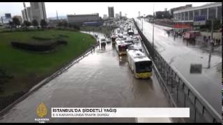 İstanbul'da şiddetli yağış