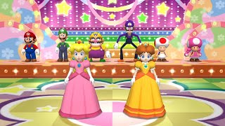 Mario Party 7 // All 8 Player Minigames [Peach & Daisy]