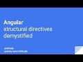 Angular structural directives demystified