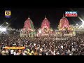 a vast sea of devotees gathers in puri to witness the grand sunabesa ceremony