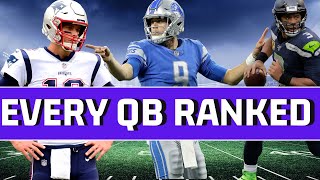 Ranking Every NFL 2020 Starting Quarterback From 32 to 1