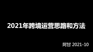 2021年跨境运营选品思路和测评引流方法-阿甘