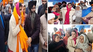 Bikram Majithia's wife Ganieve Kaur campaigns in Majitha constituency