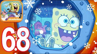 SpongeBob Patty Pursuit - A Winter Waterland 1 - Walkthrough Video Part 68 (iOS)