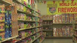 Supply chain issues affect firework sales