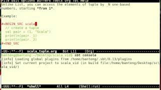 Scala Tutorial: Tuple Use