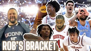 Predicting EVERY GAME of the 2024 NCAA Tournament | Bracket Breakdown | March Madness