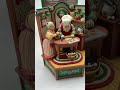 enesco lustre fame yuletide yummies action musical plays jolly old st. nicholas