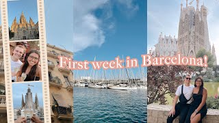 Weekly Vlog 01- Barcelona, Spain - La Sagrada Familia, Rooftop Restaurant, Gothic Quarter, and More!