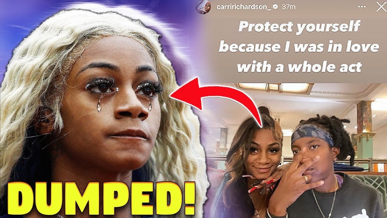 Sha'Carri Richardson Cries About Getting Dumped By Her Jamaican GF ...