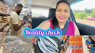 Showing you the reality|Reality check to my YouTube family|Monthly grocery shopping at Goa Bagayatda