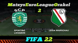 #020 Sporting Lissabon vs. Legia Warschau | Spieltag 1 | FIFA 22 | M.E.L.O. 2