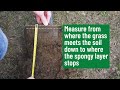 PitchPower | How to measure thatch depth