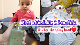 Beautiful & Reasonable winter shopping haul of kids from Islamabad local market