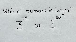 SMO | I wish i learned this trick sooner | Comparing two exponents with different bases
