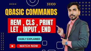 QBASIC | QBASIC COMMANDS | QBASIC STATEMENTS | Easily Explained By Ravi Sir |