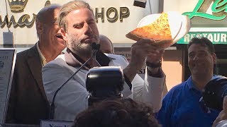 John Travolta Returns to Pizzeria Made Famous By 'Saturday Night Fever' 41 Years Later