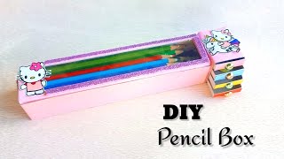 How to make a pencil case from toothpaste box / The best out of waste / DIY pencil box
