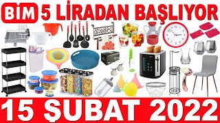 BİM AKTÜEL 5 LİRA'DAN BAŞLAYAN FİYATLAR | BİM UYGUN 15 ŞUBAT 2022 KATALOĞU | BİM