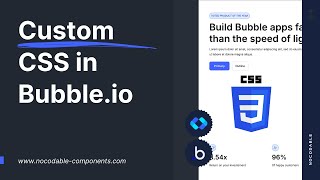 Custom CSS in Bubble.io - All you need to know (2024) ｜Bubble.io tutorials