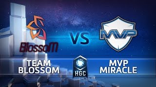 HGC Korea – Phase 1- Game 4 - Team BlossoM vs MVP Miracle