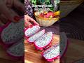 ASMR/Easy way to cut dragon fruit #dragonfruit  #fruitcutting #shorts #satisfying #asmr #viral